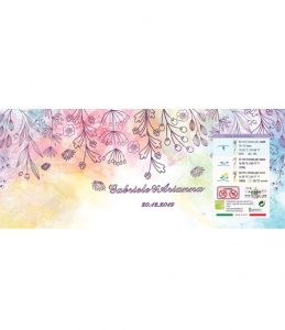 Microgiardini vasi in lattina versione Bomboniere Floreali con Pianta con Grafica per matrimonio floreale