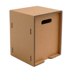 Pouf Quadrato in Cartone Riciclato