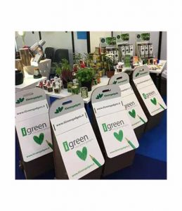 Trolley in Cartone Riciclato per Fiere personalizzato per iGreen Gadgets