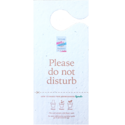 Non Disturbare in Carta Piantabile