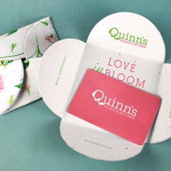 Astuccio per Gift Card Piantabile per Progetto Quinn's