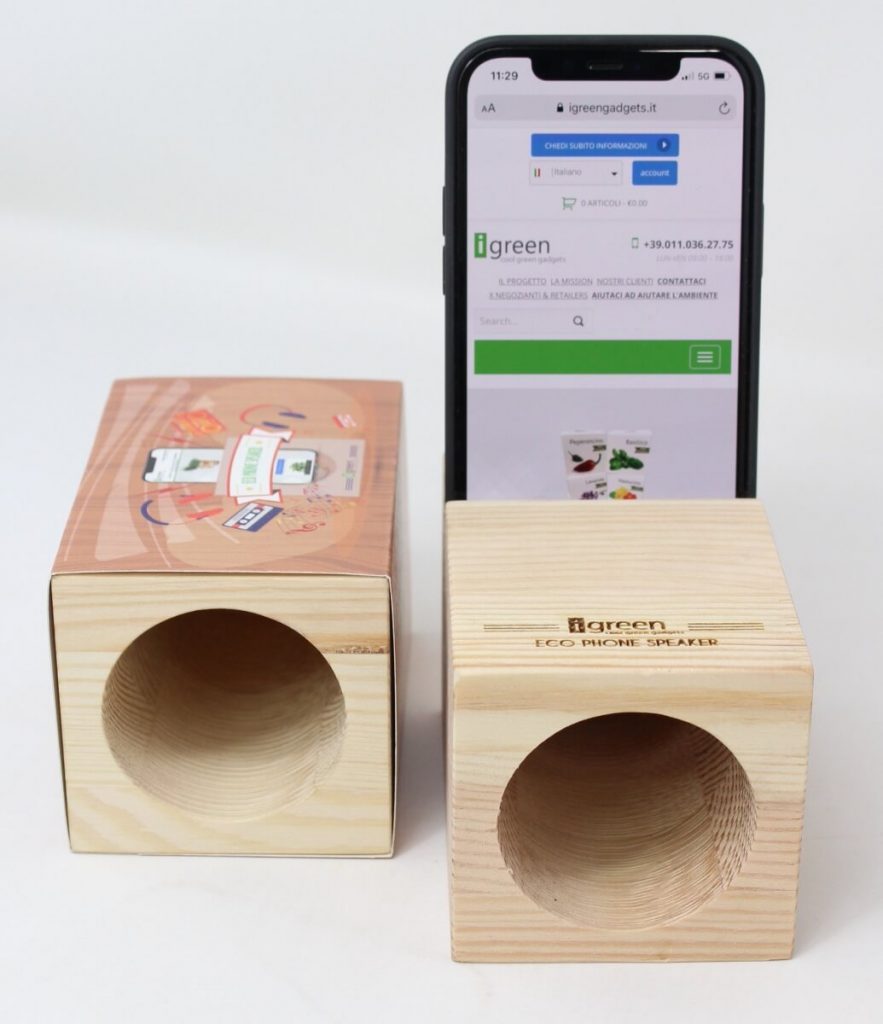 Eco Phone Speaker Amplificatore naturale per Smartphone immagine 2
