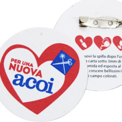 Spille in Carta Piantabile per Acoi con Personalizzazione Fronte & Retro