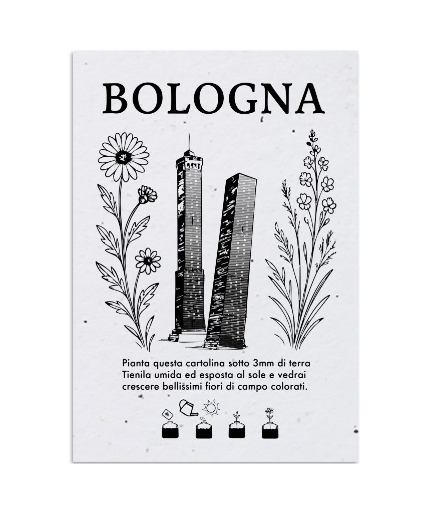 Cartolina Piantabile Bologna