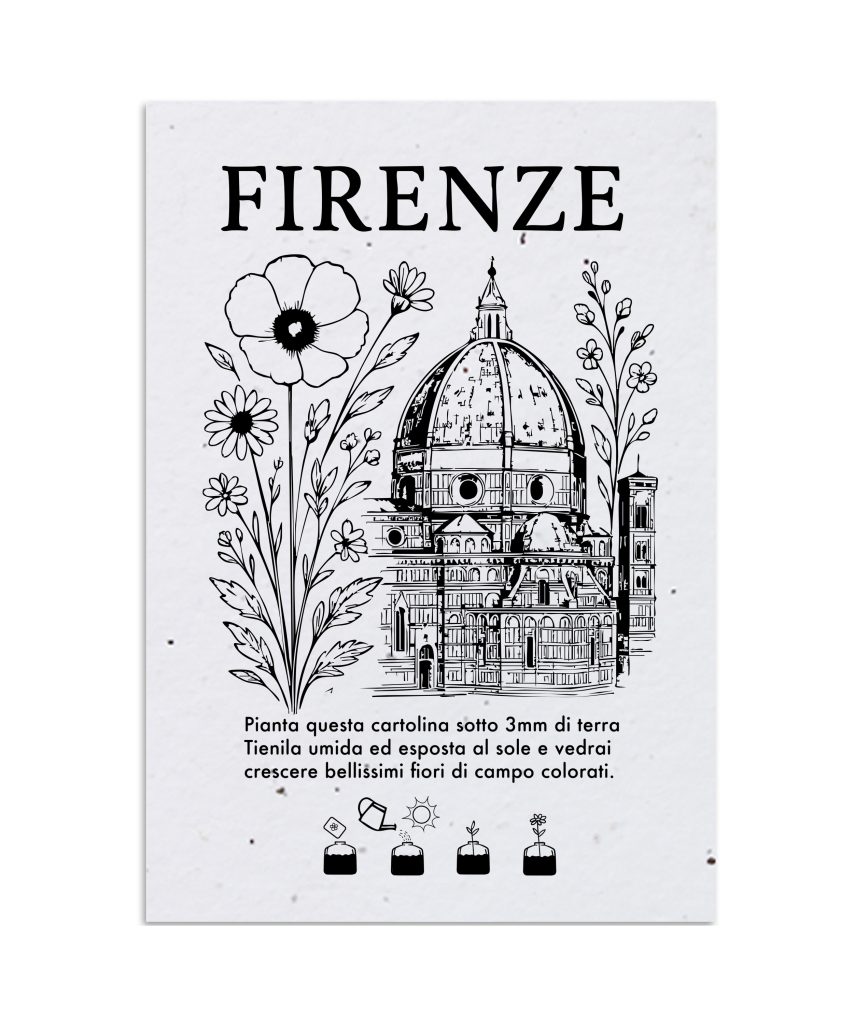 Cartolina Piantabile Firenze