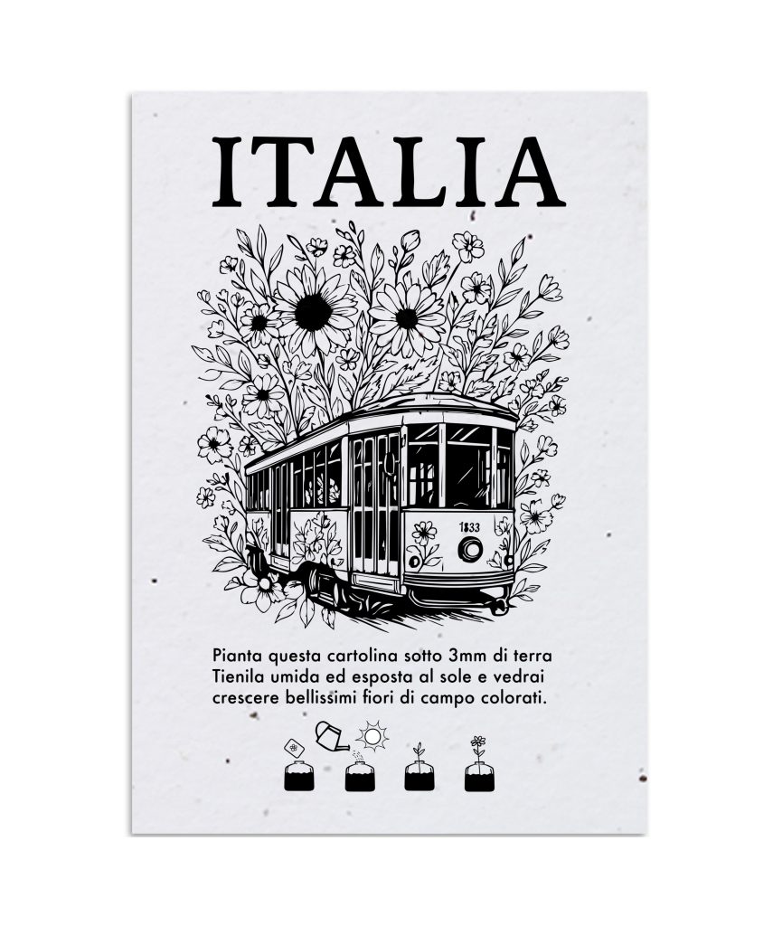 Cartolina Piantabile Italia