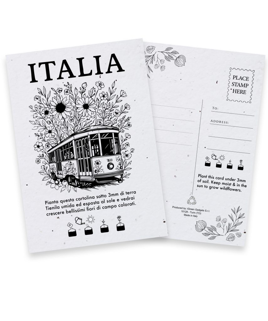 Cartolina Piantabile Italia FR