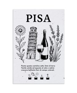 Cartolina Piantabile Pisa