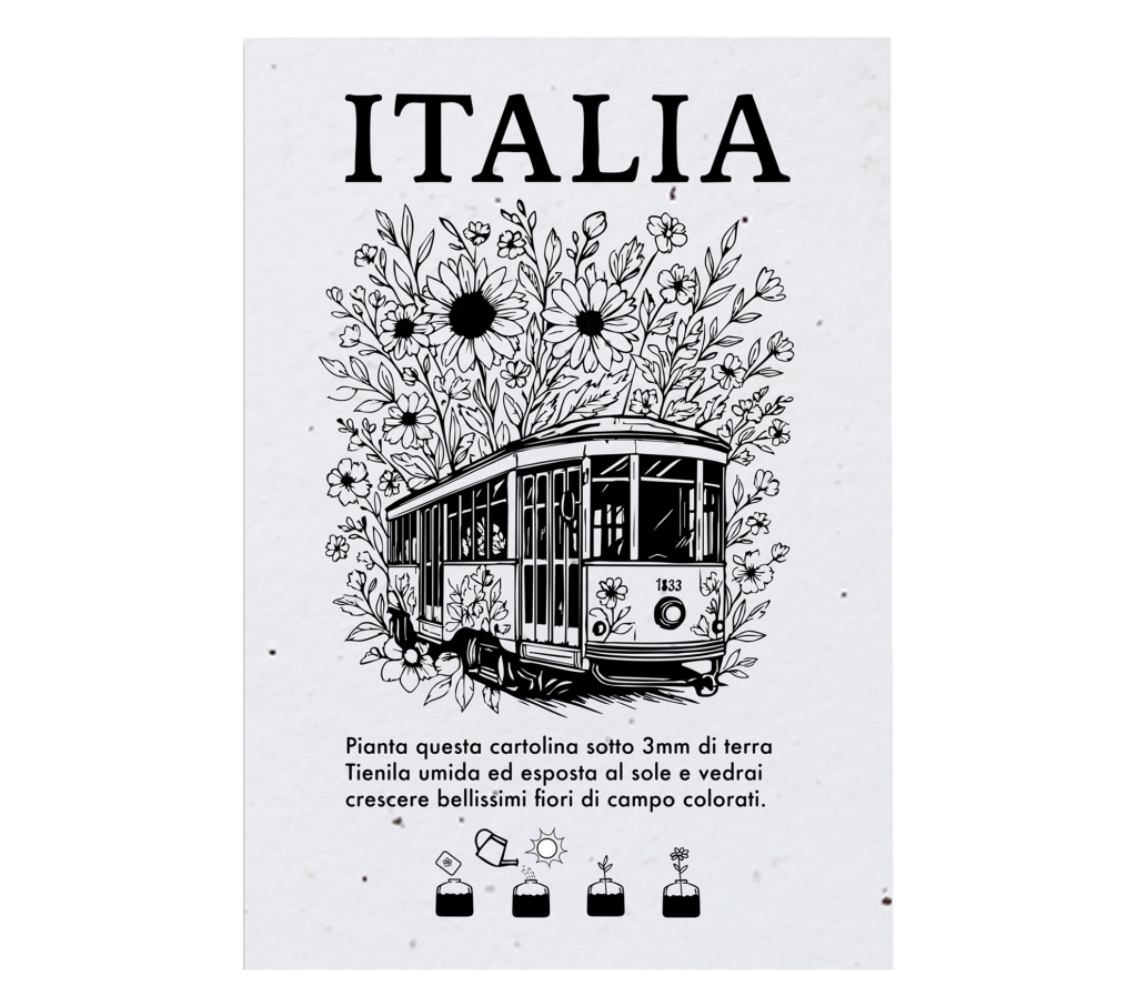 Cartoline Piantabili Città Italia evidenza