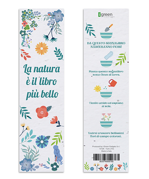 Marcapáginas Plantable Naturaleza
